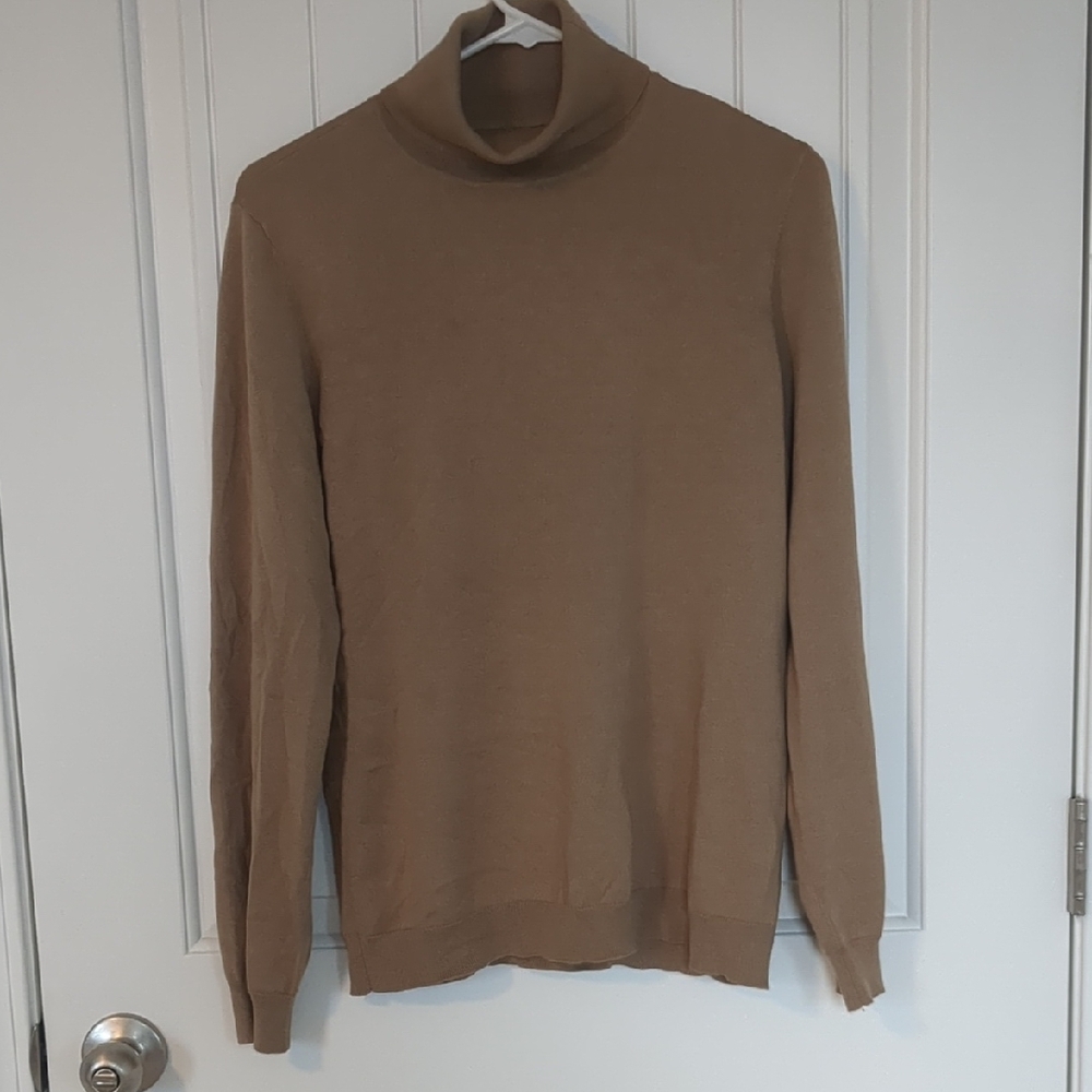 Ralph Lauren Silk Blend Tan Sweater